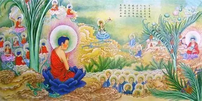 《佛说阿弥陀经》精美图解!过目增福无量! 《佛说阿弥陀经》精美图解!过目增福无量!